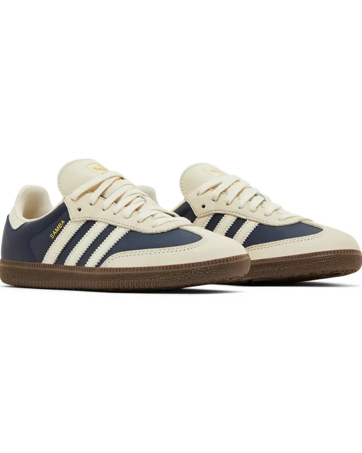 Samba OG "Night Indigo Crew Branco"